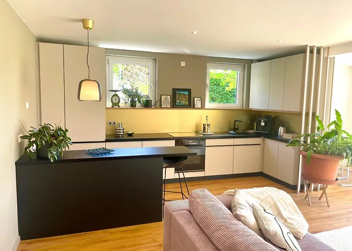 شقة Sonnenweg Designwohnung Mit Gartenblick *